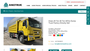 SINOTRUK - Howo Dump Truck