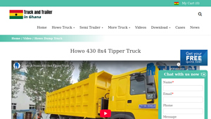 Sinotruk - Howo 430 8x4 Tipper Truck