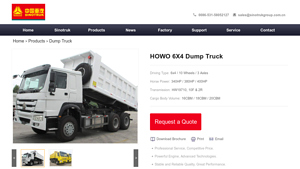 Sinotruk - HOWO 6X4 Dump Truck