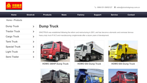 Sinotruk - HOWO Dump Trucks