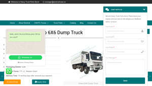 SINOTRUK - HOWO 6X6 Dump Truck