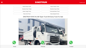 SINOTRUK - HOWO Nx 380 Tipper Truck