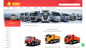 Sinotruk - HOWO Dump Trucks