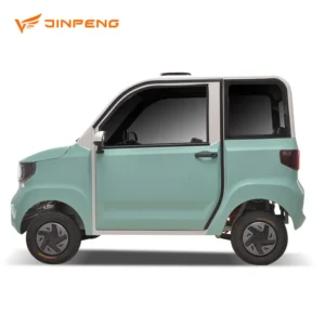 A stock image illustrating small electric car for adults concepts
