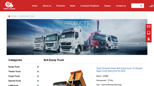 HOWO - 371hp 8x4 Truck