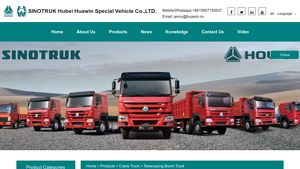 SINOTRUK - HOWO 10 Wheels Telescopic Crane