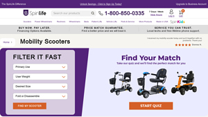 SpinLife - Adult Mobility Scooters