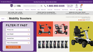 SpinLife - Adult Mobility Scooters