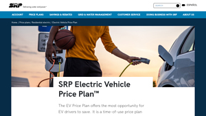 SRP - Electric Vehicle Price Plan
