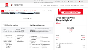 Toyota - 2025 Prius Plug-In Hybrid XSE