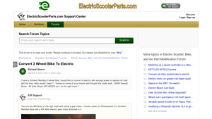 Electric Scooter Parts - 600W Geared Motor
