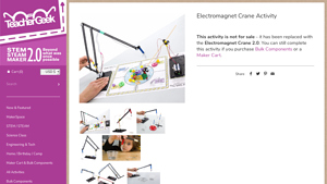 TeacherGeek - Electromagnet Crane 2.0