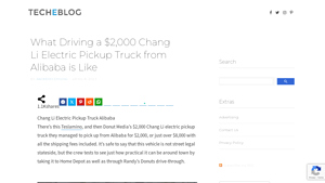 Chang Li - Electric Pickup Truck