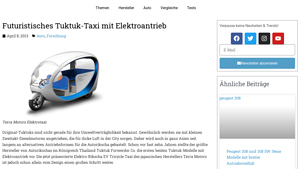 Terra Motors - EV Tricycle Taxi