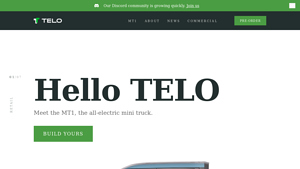 TELO - TELO MT1 All-Electric Mini Truck