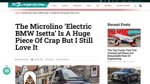 Microlino - Electric BMW Isetta Specifications
