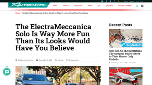 ElectraMeccanica - Solo EV