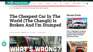 Changli - The Cheapest Car In The World