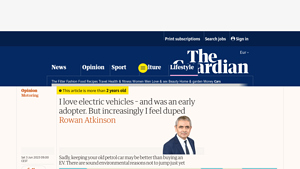 The Guardian - Electric Vehicles
