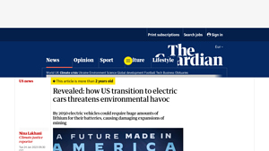 The Guardian - Lithium Demand Challenges