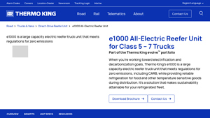 Thermo King - e1000 All-Electric Reefer Unit