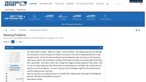 The Truckers Report - Steering Solutions