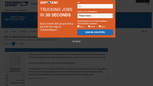 The Truckers Report - 6x2 vs 6x4 Tractor Configurations