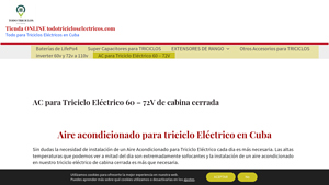 Todotriciclos Eléctricos - Aire Acondicionado para Triciclo Eléctrico 60-72V