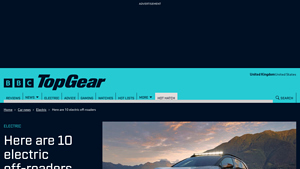 Top Gear - Electric Adventure Vehicles