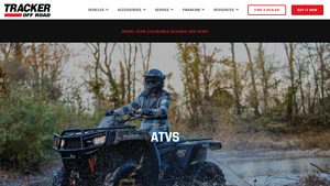 TRACKER Off Road - ATVs from 90CC to 600CC