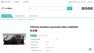 ZTRTrike - Roadster Automatic 500cc