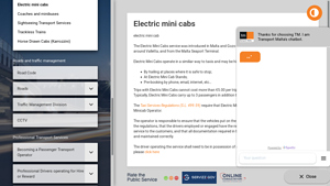 Transport Malta - Electric Mini Cabs Service