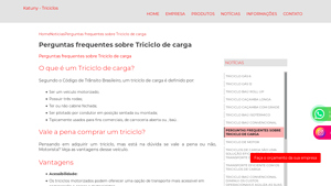 Triciclos Katuny - Triciclo de Carga Motorizado