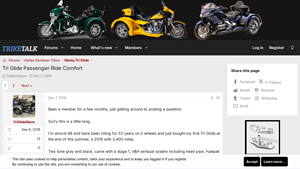 Harley-Davidson Tri Glide - Aftermarket Seat Solutions