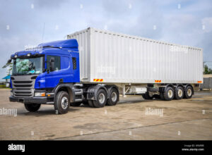 A stock image illustrating truck Tractor concepts