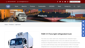 FAW - 3~5 Tons Light Refrigerated Truck