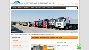 SHACMAN - 10 Wheel Sand Stone Transport Tipper Truck