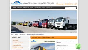 SINOTRUK - HOWO Cargo Truck With Crane