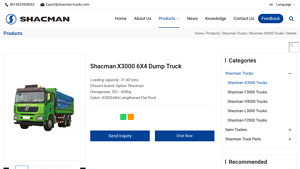 Shacman - X3000 6X4 Dump Truck