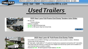 Truxas - End Dump Trailers