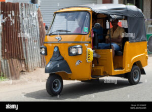 A stock image illustrating tuk tuk car concepts