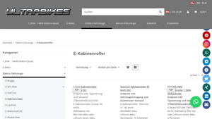Ultrabikes - E-Kabinenroller Cruise, Electron, FUTURA TWO