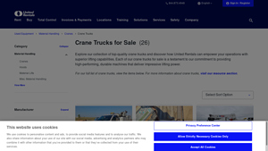 United Rentals - Reliable Used Crane Trucks