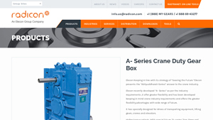 Radicon - Crane Duty Gear Box A-Series