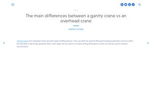 Reid Lifting - Gantry and Overhead Cranes