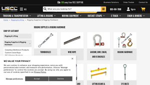 US Cargo Control - Rigging and Lifting Hardware