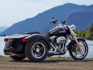A stock image illustrating used adult 3 wheel motorcycle for sale concepts