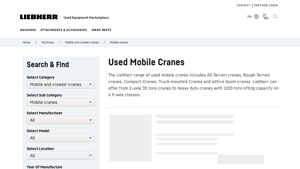 Liebherr - Used Mobile Cranes