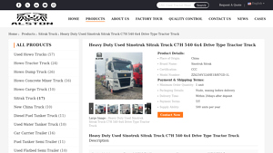 Sinotruk Sitrak - Heavy Duty Used C7H 540 Tractor Truck