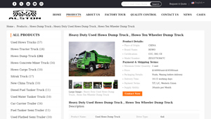 HOWO - Heavy Duty Used Howo Dump Truck